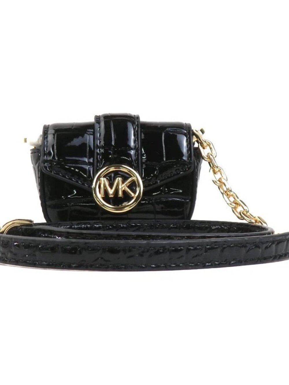 Michael Kors Crossbody Earphone Case AirPods PRO Case Black/Gold -